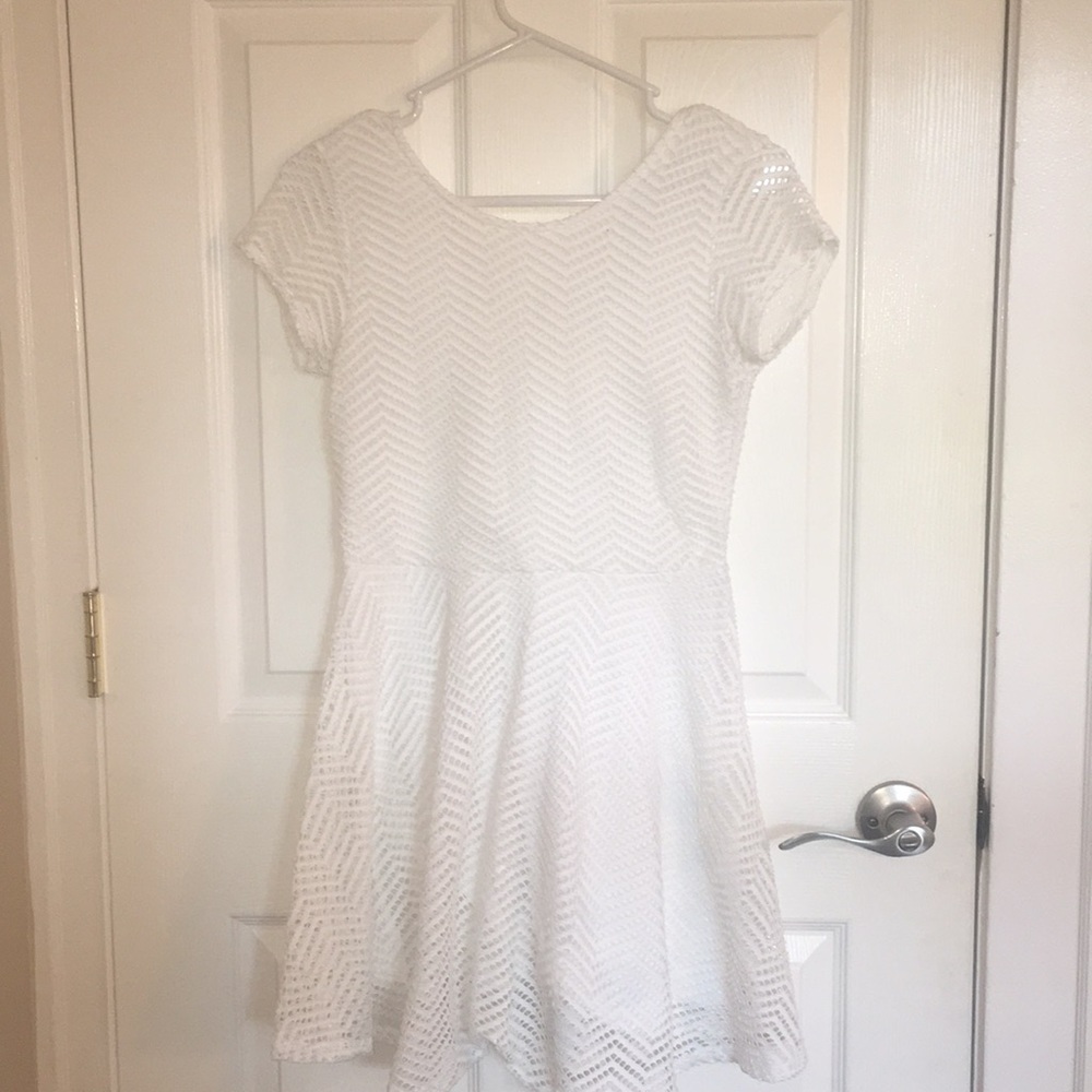 Aéropostale Short Sleeve White Dress